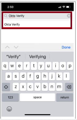 OKTA verify