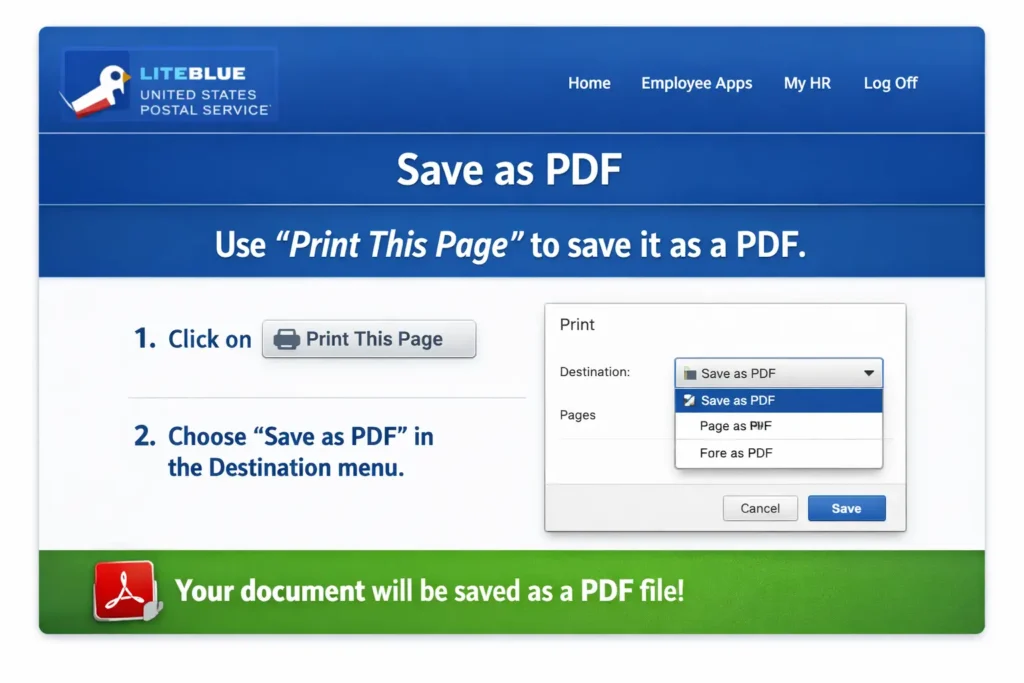 save as PDF